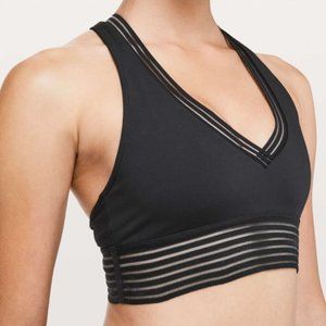 Lululemon Find Focus Bra Black size 6 sports bra
